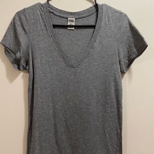 Gray V-neck from PINK